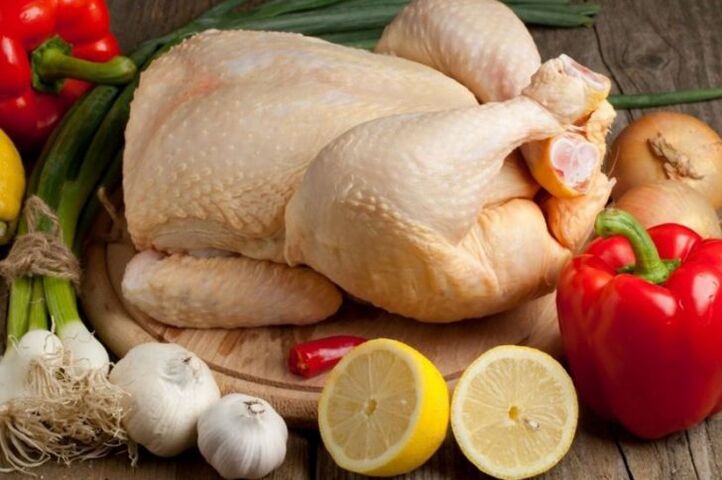 kana ja köögiviljad prostatiidi raviks